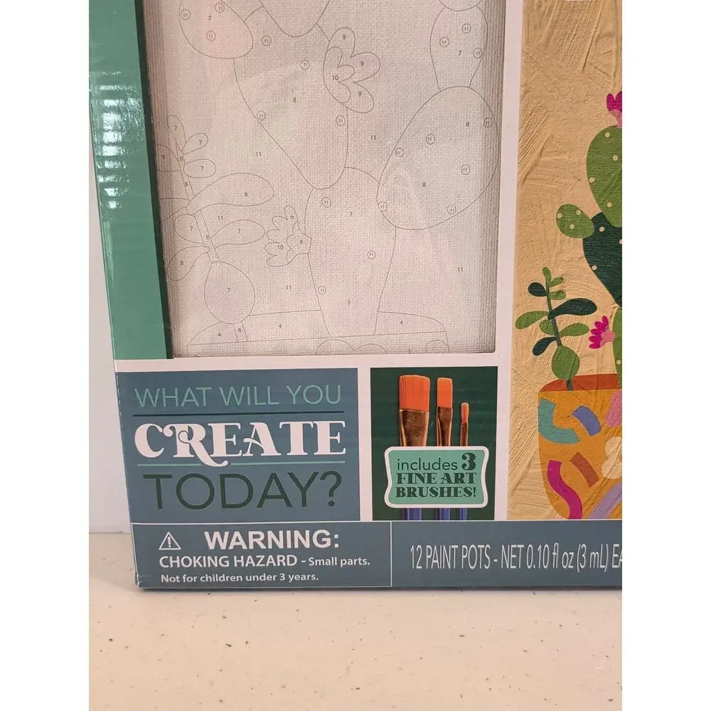 Anker Art Paint By Number 12 House Plants Craft Hobby Painting Gifts
